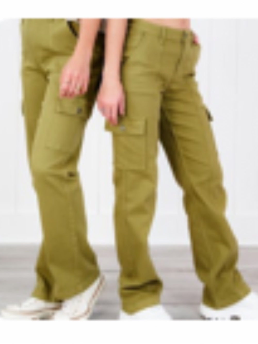 Judy Blue Olive Green Women's Cargo Jeans